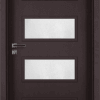 Интериорна врата от серия Gradde, модел Blomendal, цвят Орех Рибейра