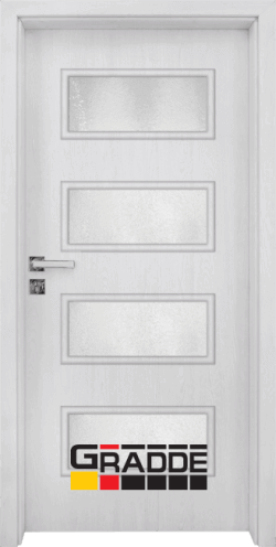 Интериорна врата от серия Gradde, модел Blomendal, цвят Сибирска лиственица