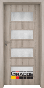 Интериорна врата от серия Gradde, модел Blomendal, цвят Ясен Вералинга