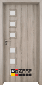 Интериорна врата от серия Gradde, модел Reichsburg, цвят Ясен Вералинга