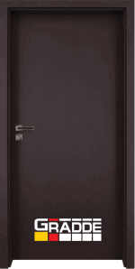 Интериорна врата от серия Gradde, модел Simpel, цвят Орех Рибейра