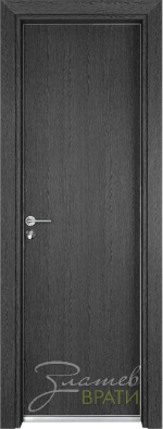 Алуминиева врата серия Гама цвят Сив кестен