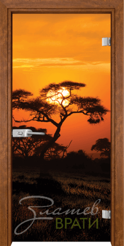 Print G 13 17 African Sunset Z