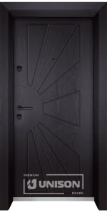 Входна врата Унисон 204p, цвят Венге