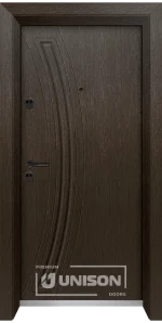Входна врата Unison Optima 3012p, цвят Златен Кестен