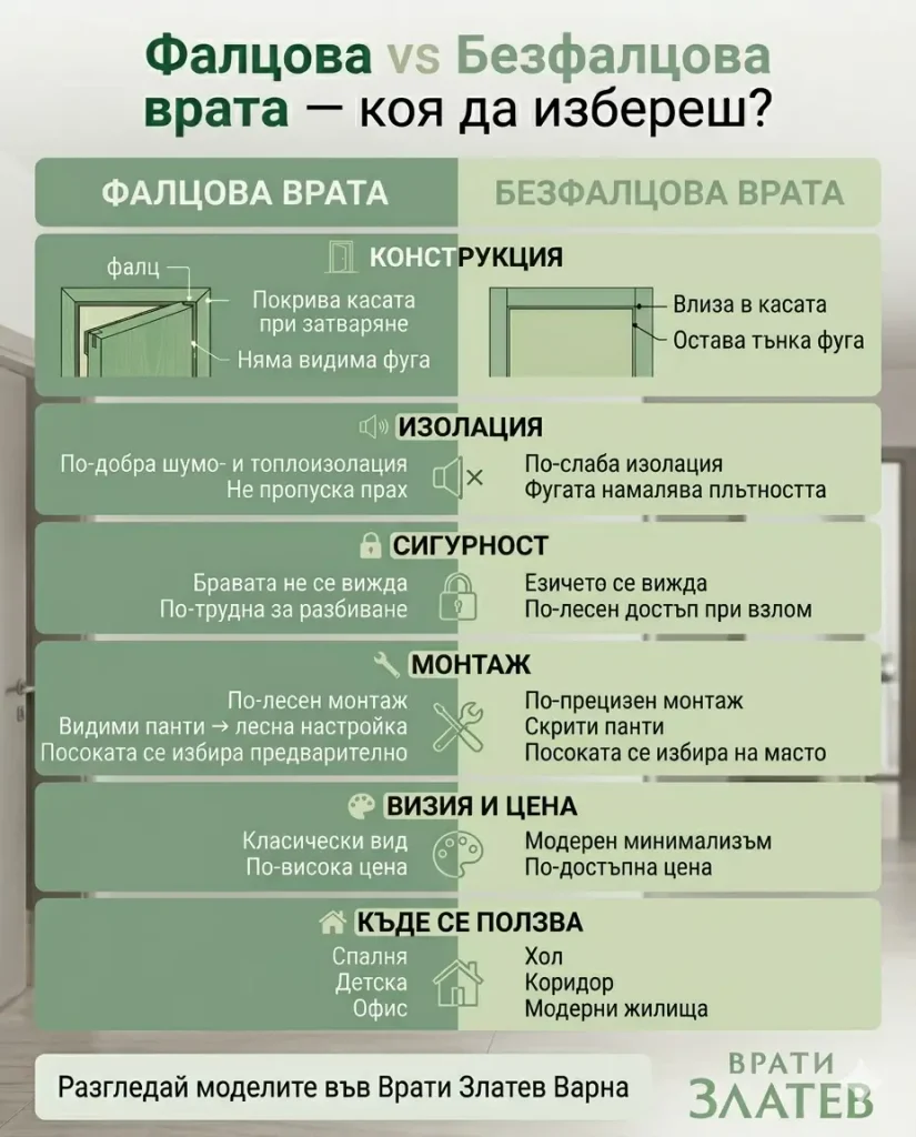 Инфографика Фалцови Врати