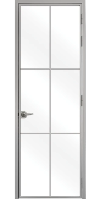 Стъклена Интериорна Врата Lusso L 9 Сив Мат