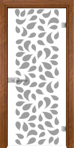 Стъклена врата Gama Print G 13-1, Златен кестен