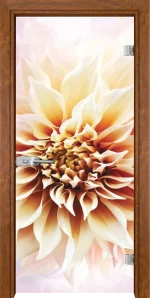 Стъклена врата Gama Print G 13-5, Златен дъб
