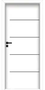 Интериорна врата Invado Belgatto модел 7 Lindo White