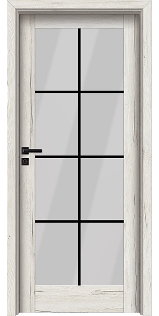 Интериорна врата Vista модел 2, Snowy Oak